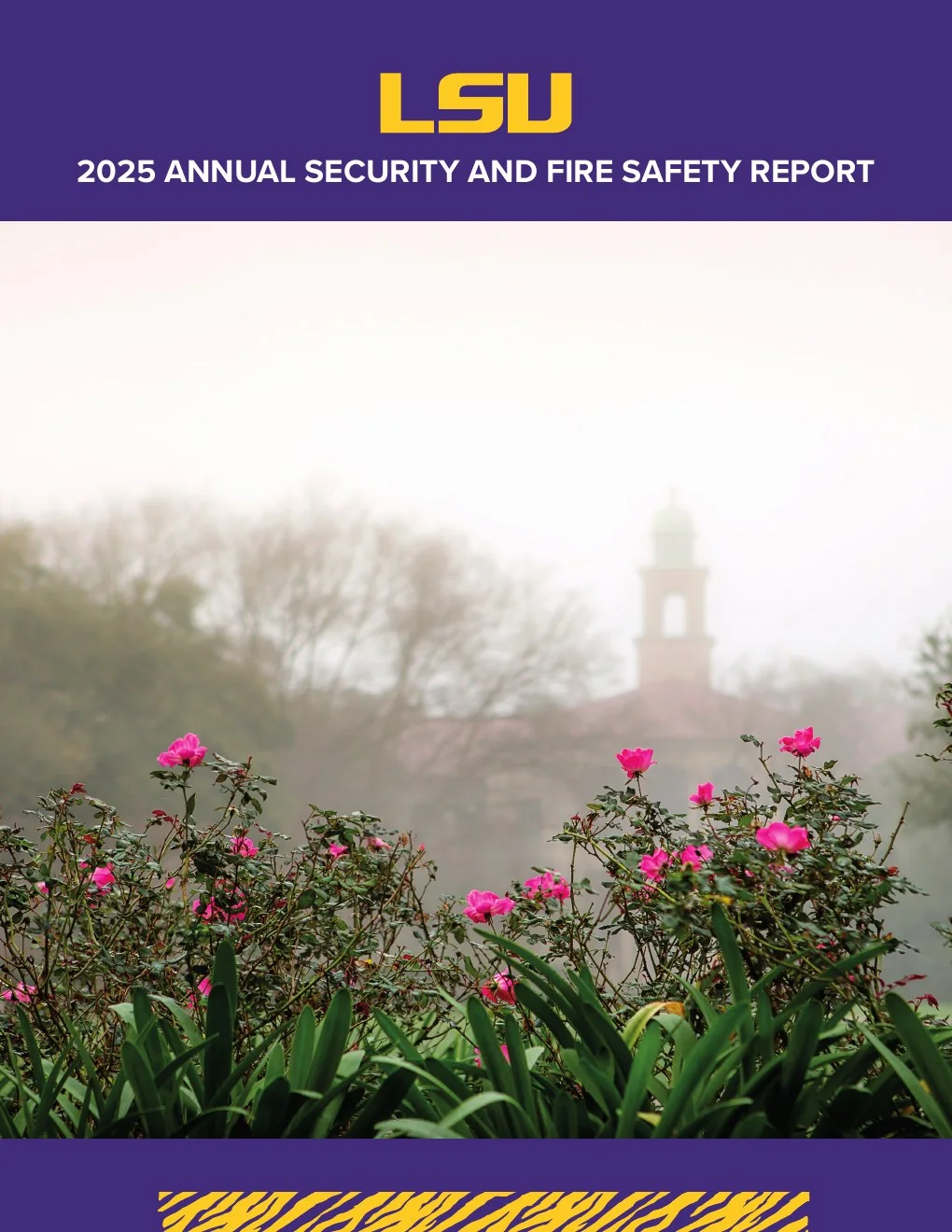 First page of LSU's 2025 Annual Security and Fire Safety Report